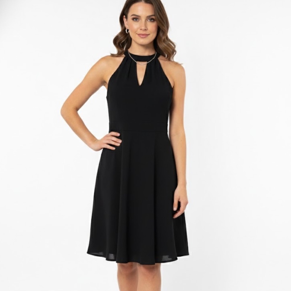 Express Black Midi Dress